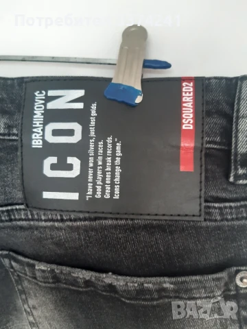 Мъжки дънкови шорти Dsquared2 Ibrahimovic, снимка 3 - Къси панталони - 51196398