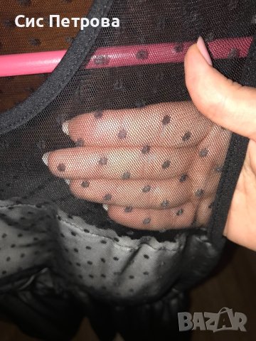 Черно-бяла дантелена рокля, снимка 3 - Рокли - 42526433