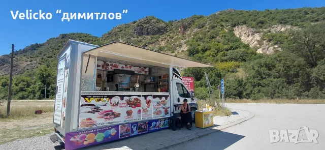 продава се Fiat Ducato каравана за бързо хранене оборудвана за палачинки гофрети и други сладки неща, снимка 2 - Каравани и кемпери - 55804668