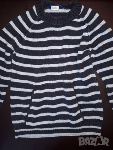 5-6г 116см Блуза с дълъг ръкав плетиво тип пуловер без следи от употреба , снимка 1 - Детски пуловери и жилетки - 36218466