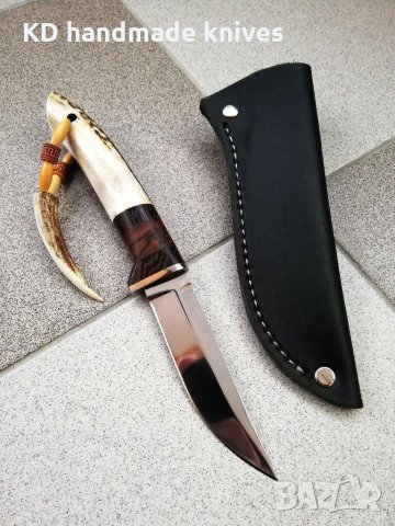 Ръчно изработен ловен нож от марка KD handmade knives ловни ножове, снимка 8 - Ловно оръжие - 30284314