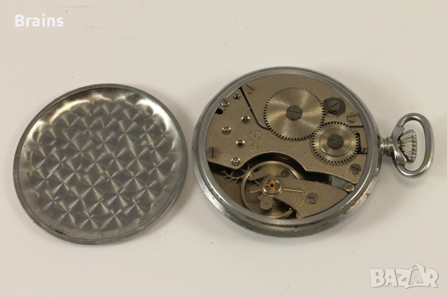 1950's JUNGHANS ASTRA J24 Немски Джобен Часовник, снимка 7 - Антикварни и старинни предмети - 53401012