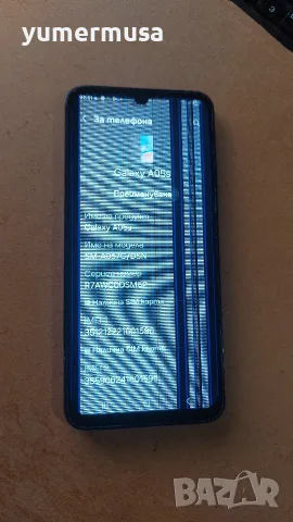 Galaxy A05S-дисплей с рамка за информация 