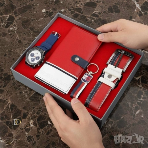 подаръчни комплекти tommy hilfiger louis vuitton gucci , снимка 13 - Подаръци за мъже - 51708644