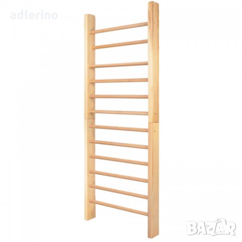 Шведска стена, 220х80 см, гимнастическа стълба за упражнения и рехабилитация, за деца и възрастни , снимка 2 - Други спортове - 34780443