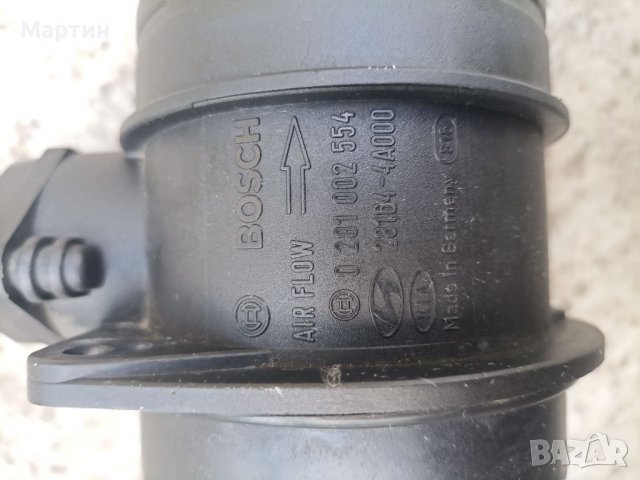 Дебитомер за Киа Соренто - дизел 2.5 CRDI 16 V - 140 к.с., снимка 5 - Части - 41398280