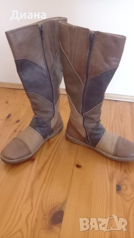 Естествена кожа, снимка 4 - Дамски ботуши - 41042897