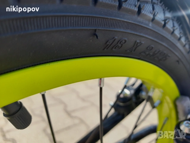 BYOX Велосипед 18" PIXY черен, снимка 7 - Велосипеди - 53772988