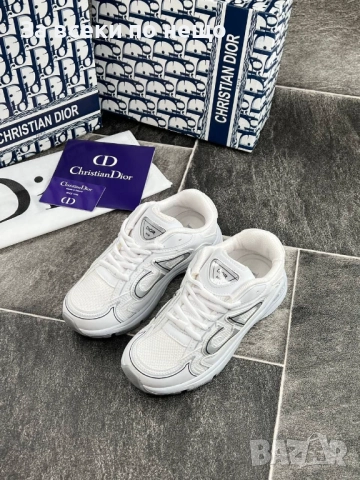 Christian Dior Дамски Бели Маратонки👟Дамски Спортни Обувки В Бял Цвята Кристиян Диор Код E1064, снимка 2 - Маратонки - 52206991