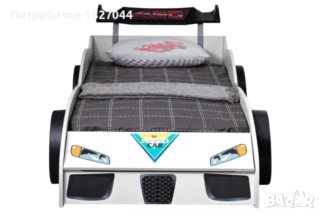 легло кола SPEEDY бяла, снимка 3 - Мебели за детската стая - 49801061