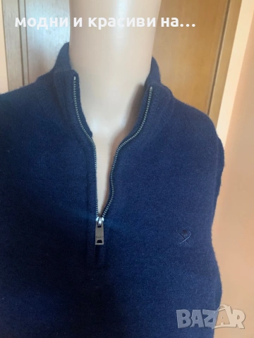 Мъжки пуловер Hackett London( агнешка вълна), снимка 3 - Пуловери - 53535582