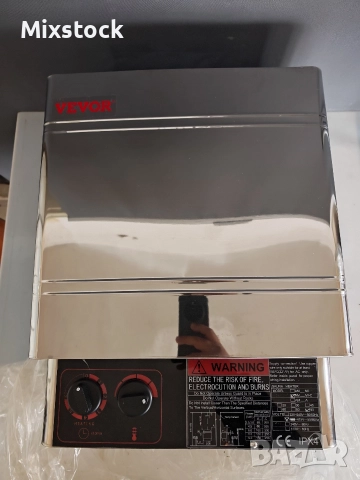 Чисто нова печка за сауна VEVOR – 9kW (с вградено управление)