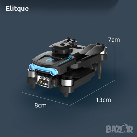 Сгъваем дрон с 8k HD Двойна камера 360 ° на заснемане "Дрон S169 с 4К двойна камера, снимка 7 - IP камери - 52895230