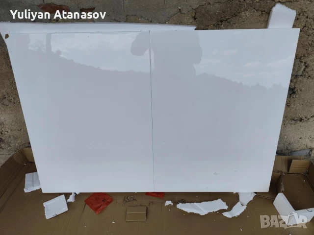 БЯЛА РАЗТЕГАТЕЛНА ТРАПЕЗНА МАСА ТАРЗАН 120/80/76 СМ CARRYHOME, снимка 1