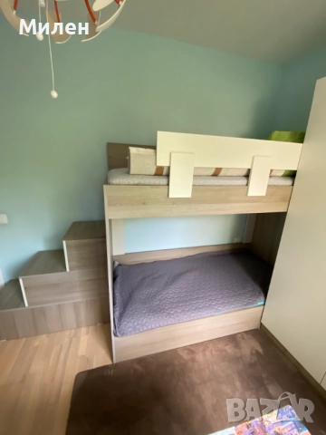 Двуетажно легло с матраци, снимка 3 - Спални и легла - 52522064