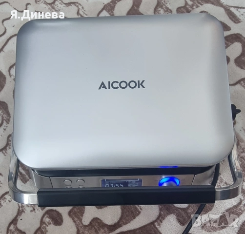 Гофретник Aicook 1600w, снимка 2 - Гофретници - 53453377