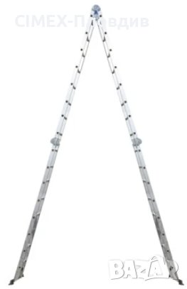 Мултифункционална алуминиева стълба - 9,30 м., (4х8)