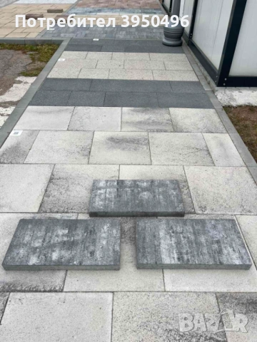 Плочи ASTI COLORI 60x30x5см, Semmelrock, цвят: графитено-бял меланж, снимка 3 - Строителни материали - 53059795