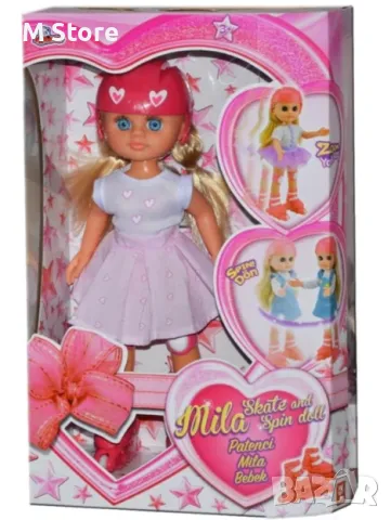 Движеща се кукла с ролери, снимка 2 - Кукли - 48015700