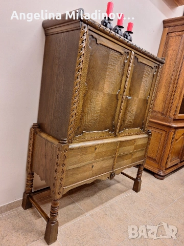 Гардероб, шкаф с богата дърворезба , снимка 3 - Шкафове - 53808691