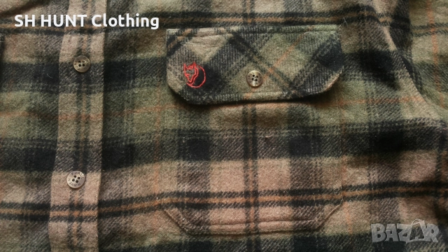 FJALL RAVEN WOOL Shirt размер L за лов риболов вълнена риза - 1737, снимка 5 - Екипировка - 52879640