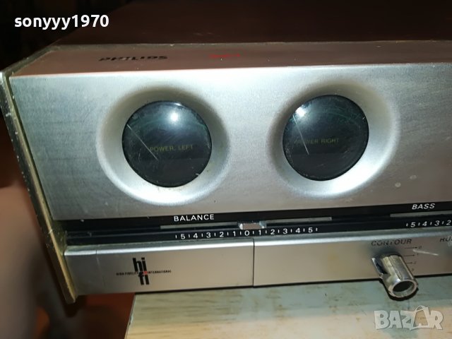 PHILIPS 521 STEREO AMPLIFIER-MADE IN HOLLAND 2803230918, снимка 6 - Ресийвъри, усилватели, смесителни пултове - 40162159