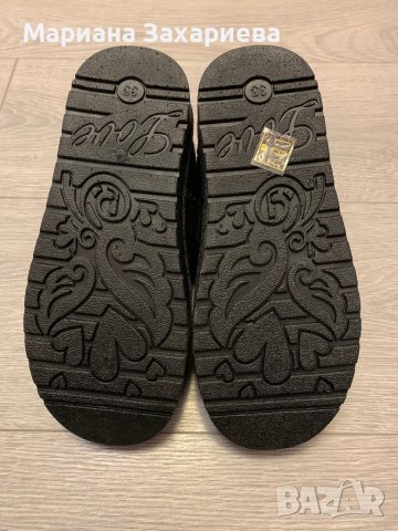 Черни боти, номер 35, нови, снимка 6 - Дамски боти - 39467855