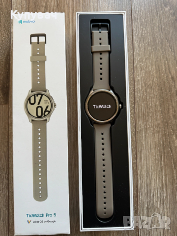 Смарт часовник Mobvoi TicWatch Pro 5, снимка 5 - Мъжки - 53811729