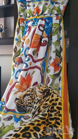 ❤️ Нова ❤️ Рокля с мотиви S, снимка 3 - Рокли - 48658987