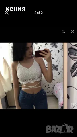 Нов дантелен топ , снимка 2 - Корсети, бюстиета, топове - 50188799