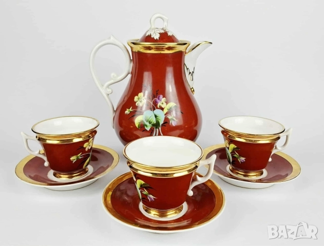 Стари антикварни съдове за кафе Carl Tielsch