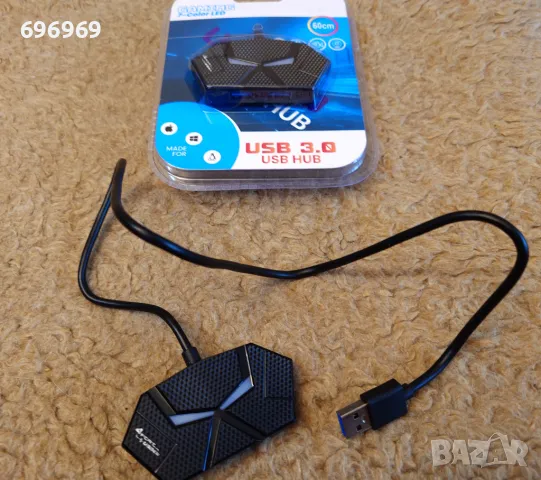 4 порта USB 3.0 хъб 5Gbps USB докинг станция USB хъб USB сплитер OTG адаптер с TYPE C захранващ порт