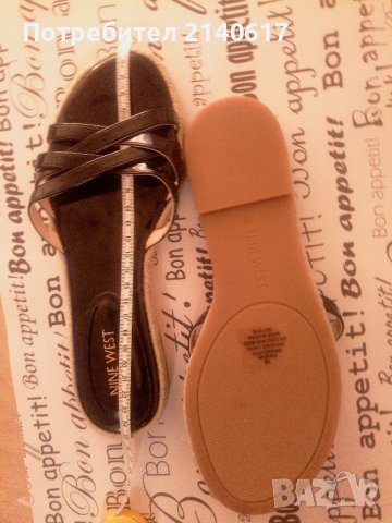 Дамски чехли,лак NINE WEST N:38, снимка 6 - Чехли - 40889368