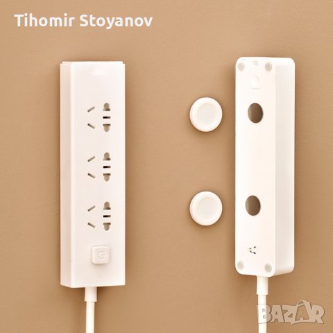 Магнитни държачи 6 бр. за Дистанционно разклонител Поставка органайзер, снимка 3 - Други стоки за дома - 39684914