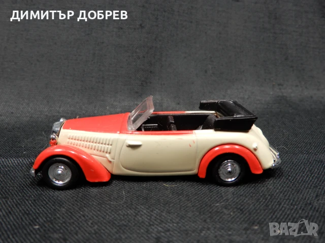 1/64 РЕТРО МЕТАЛНА КОЛИЧКА IFA F8 CABRIO GRELL 8, снимка 2 - Колекции - 50506370