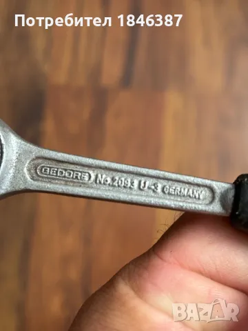 Тресчотка 1/4” Gedore Germany, снимка 3 - Други инструменти - 47517202