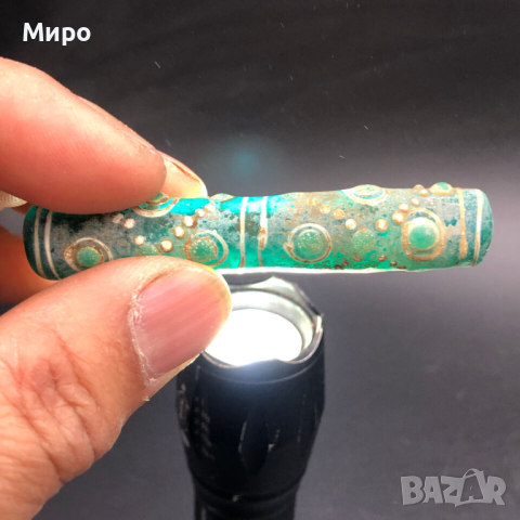 РИСУВАНО СТЪКЛО СТАРА МЪНИСТА ТАЛИСМАН ПРОТИВ УРОКИ АМУЛЕТ, снимка 5 - Антикварни и старинни предмети - 44931947