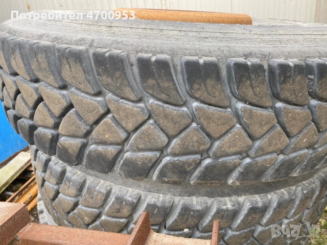Джанти с гуми 22.5/13 4бр, снимка 4 - Гуми и джанти - 53026223