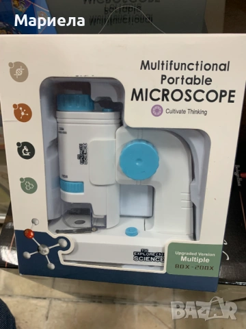 Детски преносим микроскоп / ZOOM х 200 / Висока разделителна способност