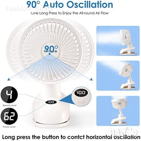 Нов Преносим вентилатор за дом, офис, пътуване къмпинг с USB, снимка 2 - Други стоки за дома - 40703490