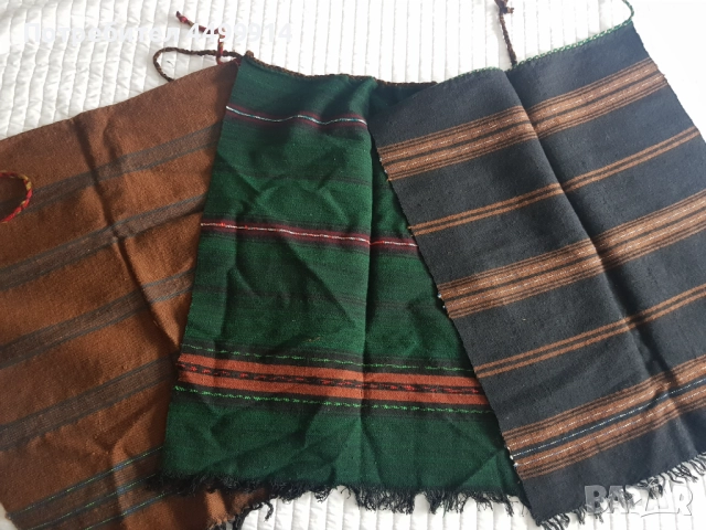 Стари вълнени престилки - 3 броя