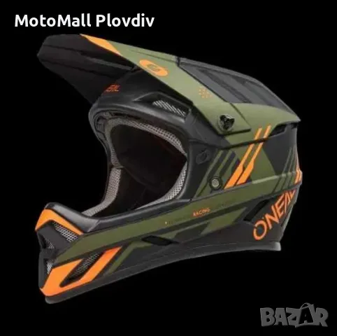 Вело каска O'NEAL BACKFLIP STRIKE V.23 black/orange/olive, снимка 5 - Аксесоари и консумативи - 49269000