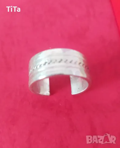 Масивен сребърен пръстен халка 925