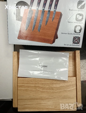 Комплект кухненски ножове Puro от Welmax,, снимка 3 - Прибори за хранене, готвене и сервиране - 53807971