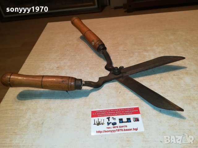 СТАРИ НЕМСКИ НОЖИЦИ-40СМ ВНОС ГЕРМАНИЯ 2109211939, снимка 5 - Антикварни и старинни предмети - 34209865