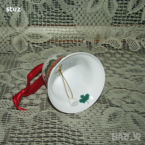 Порцеланови звънчета, камбанки, с коледни мотиви, нови, снимка 5 - Декорация за дома - 52589448