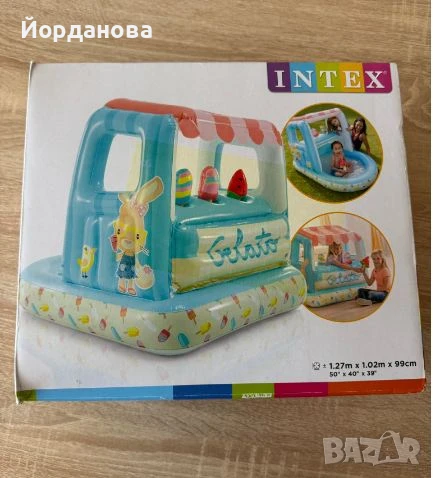 Intex Надуваем център с басейн и щанд за сладолед, снимка 4 - Басейни и аксесоари - 50958543