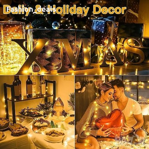 Нови Водоустойчиви Светлинни Лампички Украса Декорация Дом , снимка 7 - Декорация за дома - 42538925