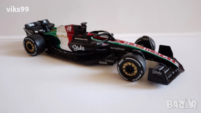 Bburago Alfa Romeo C43 #77 Italian GP Formula 1 2023 1:43, снимка 6 - Колекции - 53257821