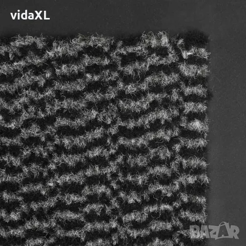 vidaXL Правоъгълна изтривалка, усукани влакна, 120х180 см, антрацит, снимка 3 - Изтривалки - 56145983